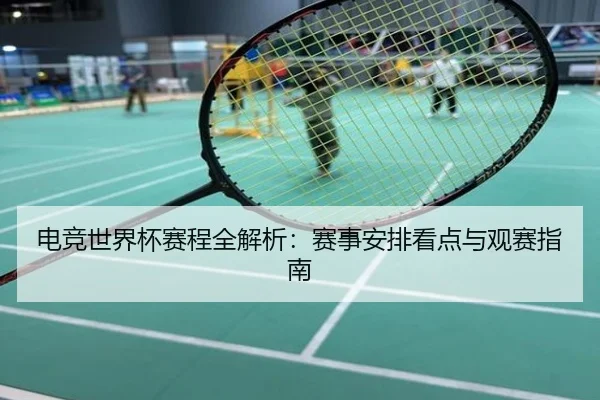 电竞世界杯赛程全解析：赛事安排看点与观赛指南